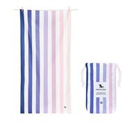 Dock & Bay Serviette de Plage - Séchage Rapide, sans Sable - Compacte, Légère - 100% Recyclée - Contient Un Sac - Summer - Dusk to Dawn, Extra Large (200x90cm, 78x35)
