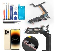 Dock Connecteur De Charge Compatible Avec Iphone 14 Pro Max Câble Nappe De Rechange Avec Connecteur Pour Iphone 14 Pro Max Inclus Kit De Outils