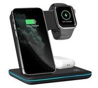 Dock de charge à induction iphone, apple watch et airpods design vertical noir Noir G