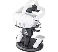 Dock de charge pour Meta Oculus Quest 3/Quest 3S accessoires support de contrôleur de support de Charge Vertical Base d'affichage de casque VR pour Quest2 Noir