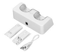 Dock de recharge blanc pour Wiimote avec câble d'alimentation - station de charge double
