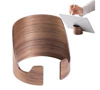 Dock de téléphone cylindre - support mobile en bois unique, support écologique | Affichage record en bois portable, décor de pépinière minimaliste pour la sécurité des , support sicur