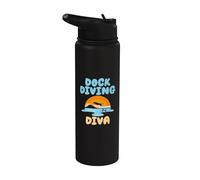 Dock Diva Dock Diving Dock Diving Stainless Steel Insulated Water Bottle