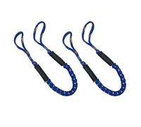 Dock Line - Lot de 2 cordes d'amarrage haute résistance, accessoires de bateau pour bateaux, corde d'amarrage pour bateau | Amortisseur intégré, kayak, embarcation, SeaDoo, ski, ponton, canoë, bateau