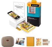 Dock Plus 4Pass Imprimante Photo (10X15Cm) + Pack D'Accessoires Avec 90 Papier Photo (10 Feuilles Initiales + Paquet De 80 Feuilles)
