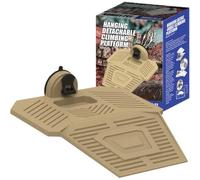 Dock pour basking pour tortues - Matériau ABS robuste, rampe à marches creuses, fixation a, design facile à déplacer | Idéal pour aquarium, reptile, habitat, terrarium, étang, exercice, repos