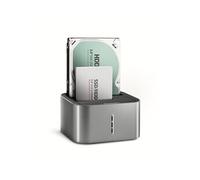 Axagon Station d'accueil ADSA-DC – USB 3.2 Gen1, 2x SATA 6G, Clone, ASMedia, 2,5/3,5 pouces