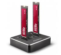 Axagon Station d'accueil ADSA-M2C pour 2x NVMe – USB 3.2
