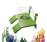 Dock Tortue Échelle Double Reptile Repos | Terrasse Repos Tortue Terrestre pour Amoureux Animaux Salon Bureau Étude Terrarium Enclos Bac Alimentation Abris Magasin