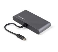 StarTech.com Mini Dock Thunderbolt 3 - Station d'Accueil Portable pour Deux Écrans avec HDMI 4K 60Hz, 2 x Hub USB-A (3.0/2.0), GbE - Câble de 28 cm - Adaptateur Multiport TB3 - Mac/Windows