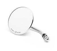Dock66 Motorcycle Parts 12-0081 Miroir rond avec homologation E pour Harley-Davidson Chromé 12-0081
