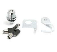 Dock66 Motorcycle Parts Serrure pour top case H-D avec finition chromée et verrou pour porte-bagages Harley-Davidson