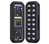 DOCKCASE Étui en Silicone Résistant pour Boîtier SSD M.2 PLP [Gris Sidéral] - Étui de Protection Intégral Compatible avec l'Édition Explorer du Boîtier SSD M.2 NVMe