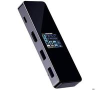 Dockcase Station d'accueil USB-C® Convient pour les marques: universel écran intégré, avec fonction de chargement, alim