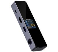 Dockcase Station d'accueil USB-C® DBP61L universel écran intégré, avec fonction de chargement, alimentation USB-C®