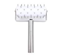 Docker de pâte à Pizza en acier inoxydable, machine à trous de pâte à pâtisserie, rouleau à Pizza avec pointes pour craquelins à tarte au pain faits maison