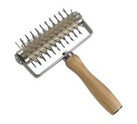 Docker pour pâte à pizza - Docker avec rouleaux | Machine à percer des trous pour rouleaux à pizza, outil de perforation qui empêche la pâte de se gonfler, économise du temps