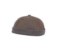 Dockercap - Bonnet pour homme avec coutures, effet lavé Lakota, casquette d'été, chapeau de pêcheur, 38150485, Gris, Taille Unique