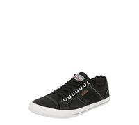 Dockers by Gerli Sneaker Low Homme Baskets Noir EU41, Coton, Semelle en Caoutchouc,