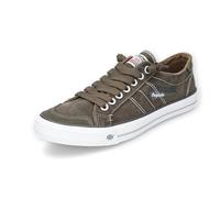 Dockers by Gerli Baskets Délavées en Toiles - Kaki Homme Baskets Kaki EU43 Textile, Cuir