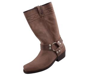 Dockers by Gerli Bottes de motard pour homme et femme, marron, 42 EU