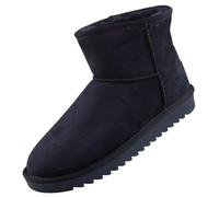 Dockers by Gerli Bottines classiques pour femme, semelle intérieure amovible, doublure chaude, bleu marine, 40 EU