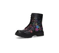 Dockers by Gerli Bottines classiques pour femmes, Bottines pour femmes, semelle intérieure amovible, noir/rouge, 39 EU