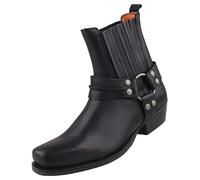 Dockers by Gerli Bottines de motard pour femme, noires, pointure 36 EU, Noir , 36 EU