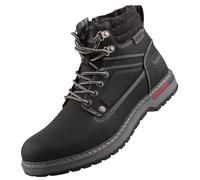 Dockers by Gerli Bottines Noires Homme Bottes lacées noir EU42 polyuréthane, semelles en caoutchouc