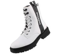 Dockers by Gerli Bottines pour femme, Blanc/noir, 40 EU