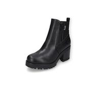 Dockers by Gerli Femme Bottines,Bottillons, Dame Bottines,Bottes,Botte,Demi-Botte,Bootie,Haut,Talon Haut,fête,Schwarz/Dunkelgrau,37 EU / 4 UK