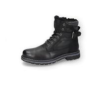 Dockers by Gerli Herren Combat Boots, Männer Stiefeletten,Warm gefüttert,schnürstiefel,Winterstiefel,Stiefel,Bootee,Schwarz,43 EU