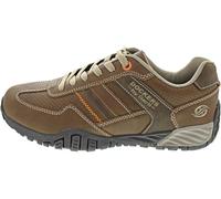 Dockers by Gerli Herren Low-Top Sneaker, Männer Halbschuhe,Sportschuhe,Freizeitschuhe,Turnschuhe,Laufschuhe,schnürschuhe,Cognac,42 EU