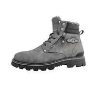 Dockers by Gerli Bottines d'hiver à lacets Homme gris foncé polyuréthane Taille 45