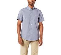 Dockers Chemise Classique À Manches Courtes Signature Comfort Flex (Standard et Grande Taille) Chemise à Bouton Bas Homme