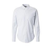 Dockers Chemise Oxford coupe slim manches longues stretch Bleu Taille S Homme