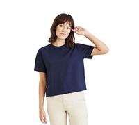 Dockers Crewneck Tee Femme T-shirt, Navy Blazer, L