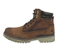 Dockers by Gerli Bottines De Randonnée Homme Bottes lacées marron EU41 Cuir, semelle en caoutchouc