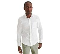 Dockers Homme Original Shirt Slim Chemise, Lucent White, S EU