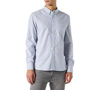 Dockers Chemise Oxford Coupe slim Manches longues Bleu L Homme