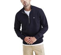 Dockers Joli Sweat-Shirt zippé en Polaire, Noir, Noir, XS