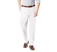 Dockers Men's Classic Fit Signature Khaki Lux Cotton Stretch Pants D3, Paper White, 38W x 32L