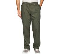Dockers Men's Classic Fit Signature Khaki Lux Cotton Stretch Pants - Pleated D3, Olive Grove, 42W x 30L
