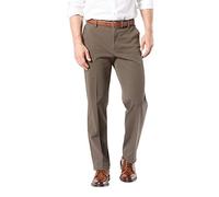Dockers Men's Classic Fit Workday Khaki Smart 360 Flex Pants (Standard and Big & Tall), Dark Pebble, 44W x 32L