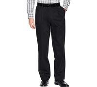 Dockers Pantalon homme Relaxed Fit Signature Khaki Lux – Coton stretch, Plis D4 – Noir 40W x 29L