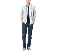 Dockers Men's Slim Tapered Fit Workday Khaki Smart 360 Flex Pants, Pembroke/Stretch, 34W x 32L