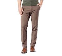 Dockers Men's Straight Fit Workday Khaki Smart 360 Flex Pants D2, Dark Pebble/Stretch, 32W x 32L