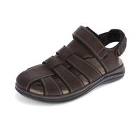 Dockers Sandales Byrd Fisherman pour homme, Marron foncé/noir, 43 EU