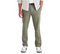 Pantalon chino slim California vert en coton Vert Taille : 36 / Longueur : 34