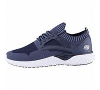 Dockers Sneakers en tricot pour hommes, bleu marine, semelle de propreté amovible